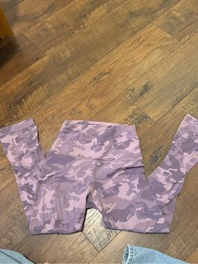 lululemon athletica Mauve Purple Camo High-Waist Leggings